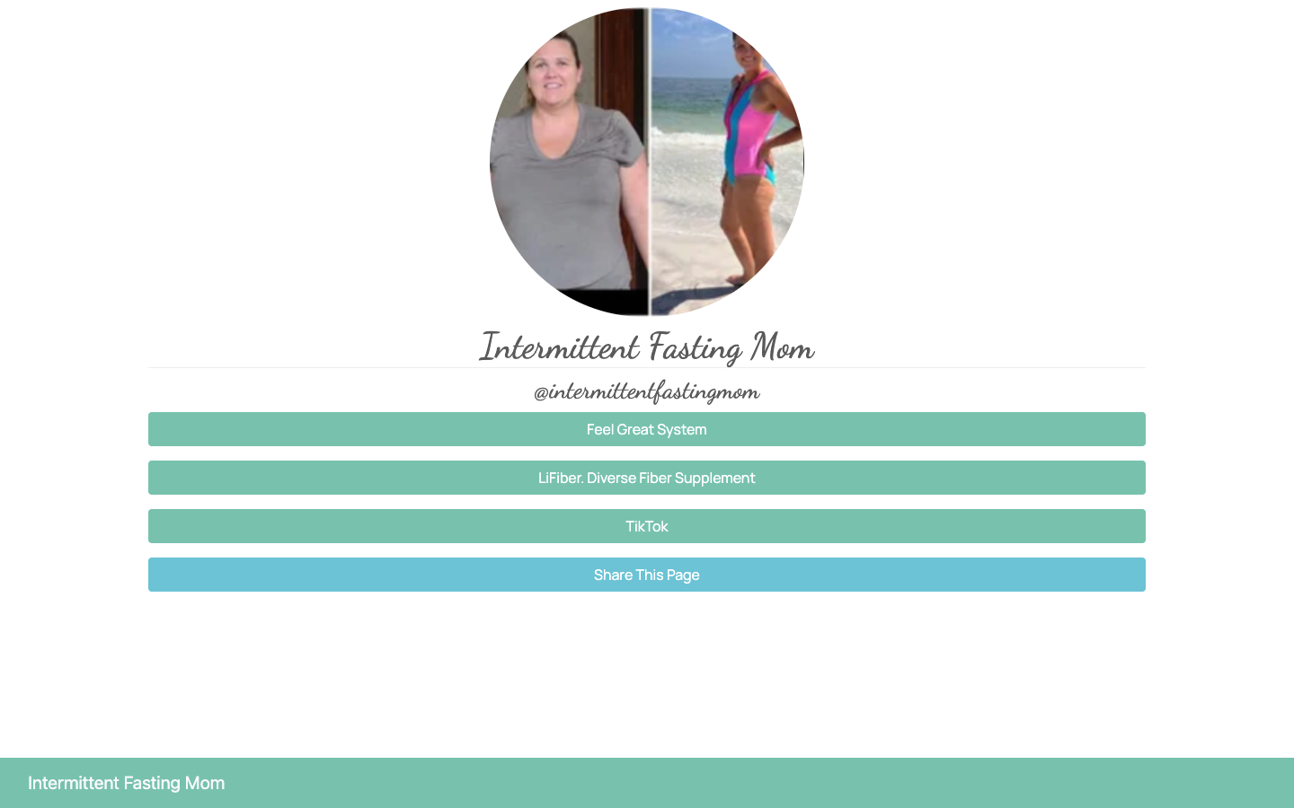 Intermittent Fasting Mom